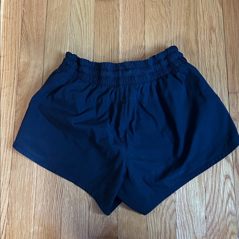 Athleta Black Elastic Waist Running Shorts - Picture 5 of 5